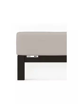 SCHLAFGUT | Lenzuolo con angoli in jersey PURE 140x200cm Petrol Mid L | beige